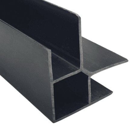 PERFIL EXT ALUM 270° NEGRO P-UV-2 2,5