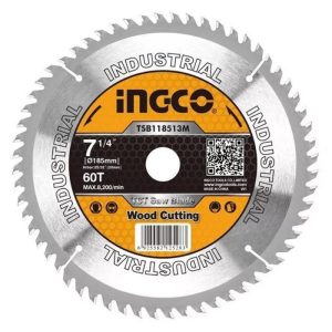 DISCO DE SIERRA 71/4" 185MM (TSB118513) INGCO